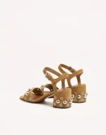 Valentino Nellcôte Crust Leather Sandal 60Mm - Image 4